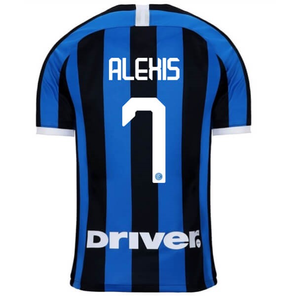 Camiseta Inter Milan NO.7 Alexis Cancelo Primera equipación 2019-2020 Azul